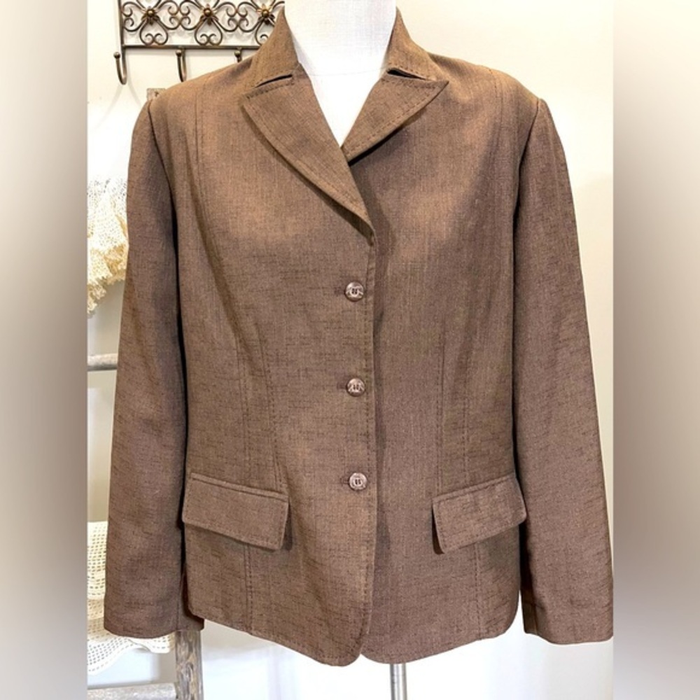 ALFRED DUNNER EUC Blazer w/Pockets Sz 16